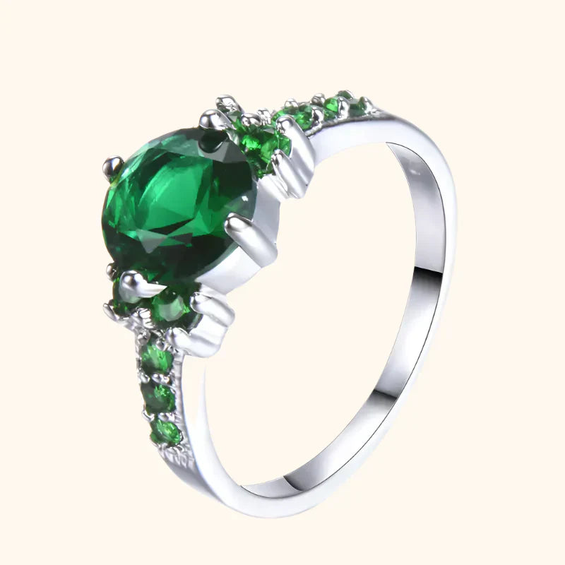 Celia Ferrowyn Ring | White Gold-tone