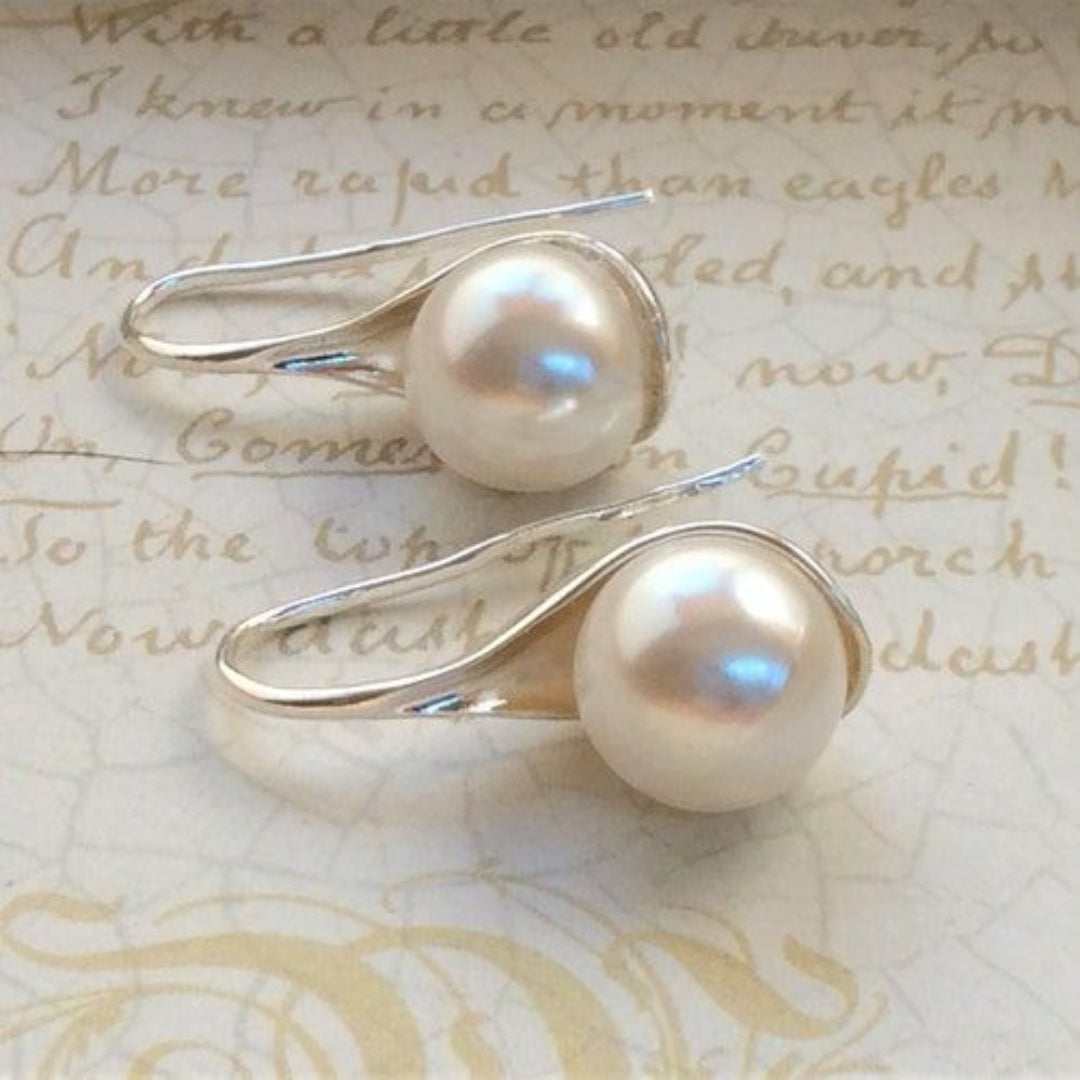 Vintage Drop Bead Earrings