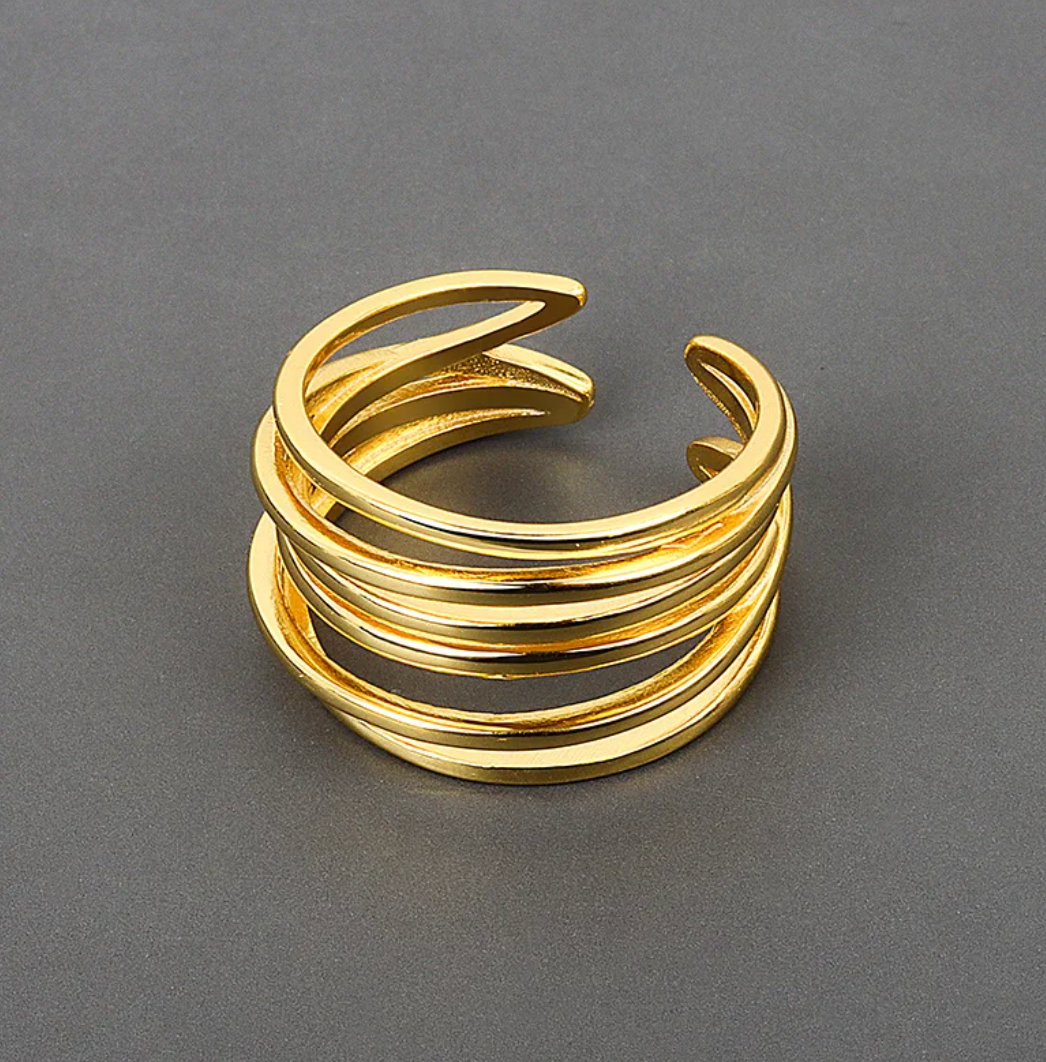 Gold-tone Forest Ring