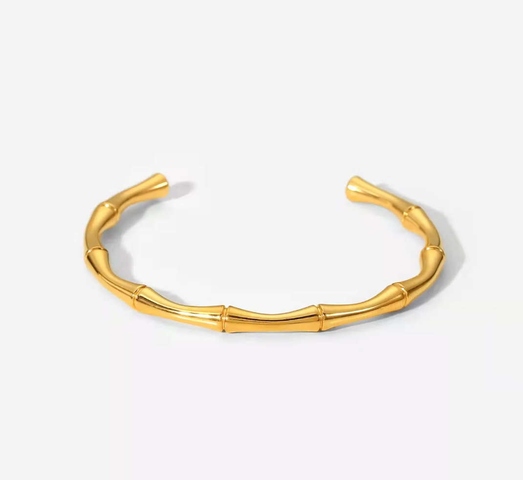 Gold-tone Forest Branch Style Bracelet