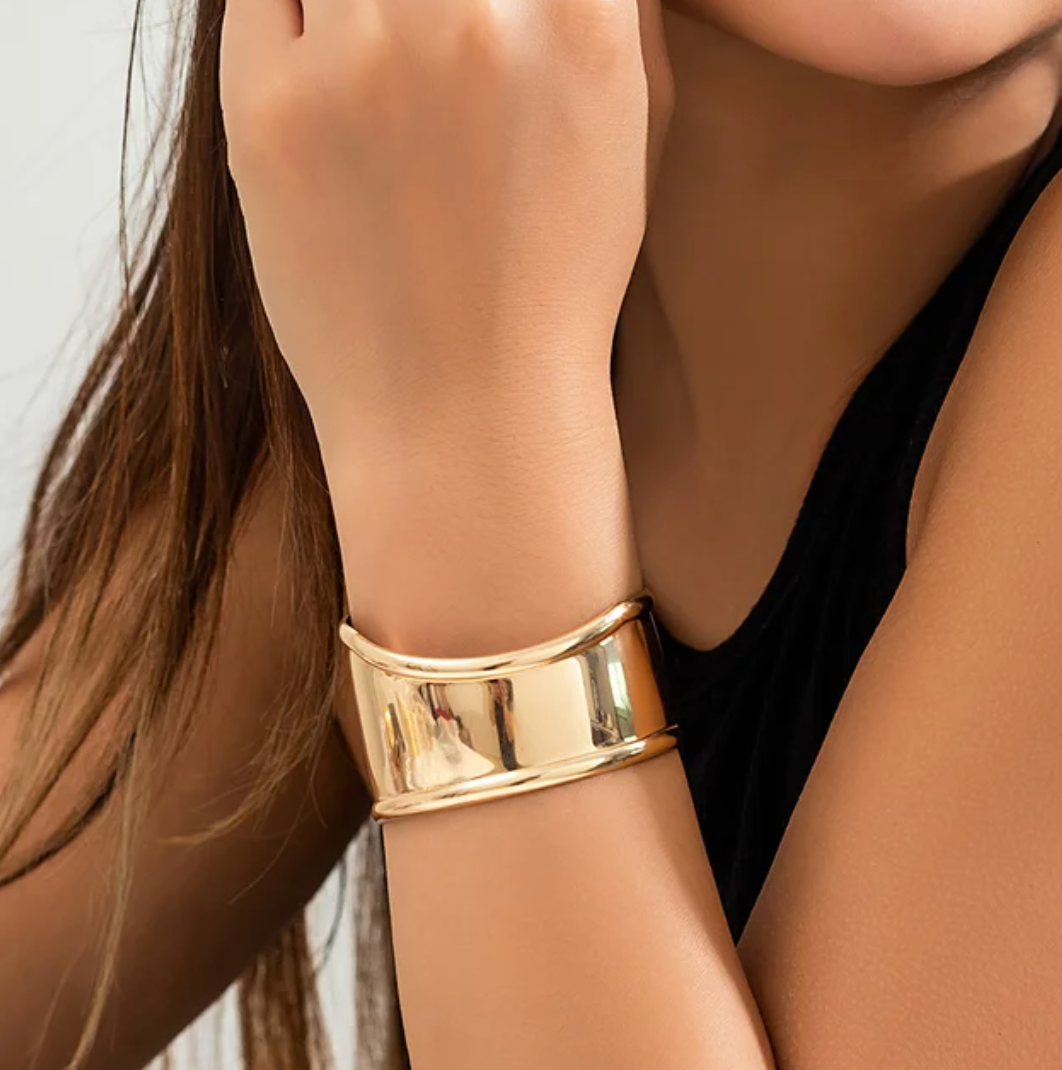 Gold-tone Greco-Roman Style Bracelet