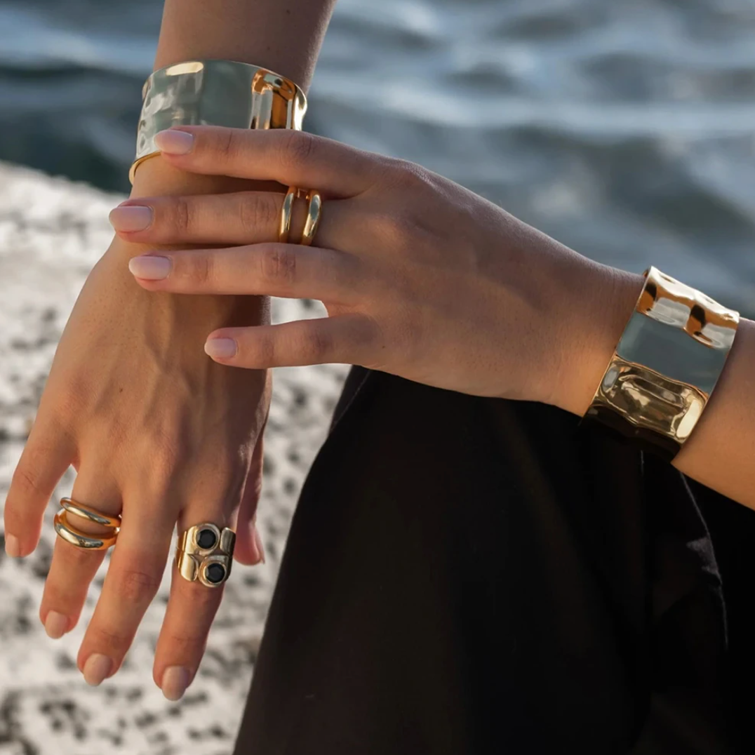 Gold-tone Mediterranean Style Bracelet