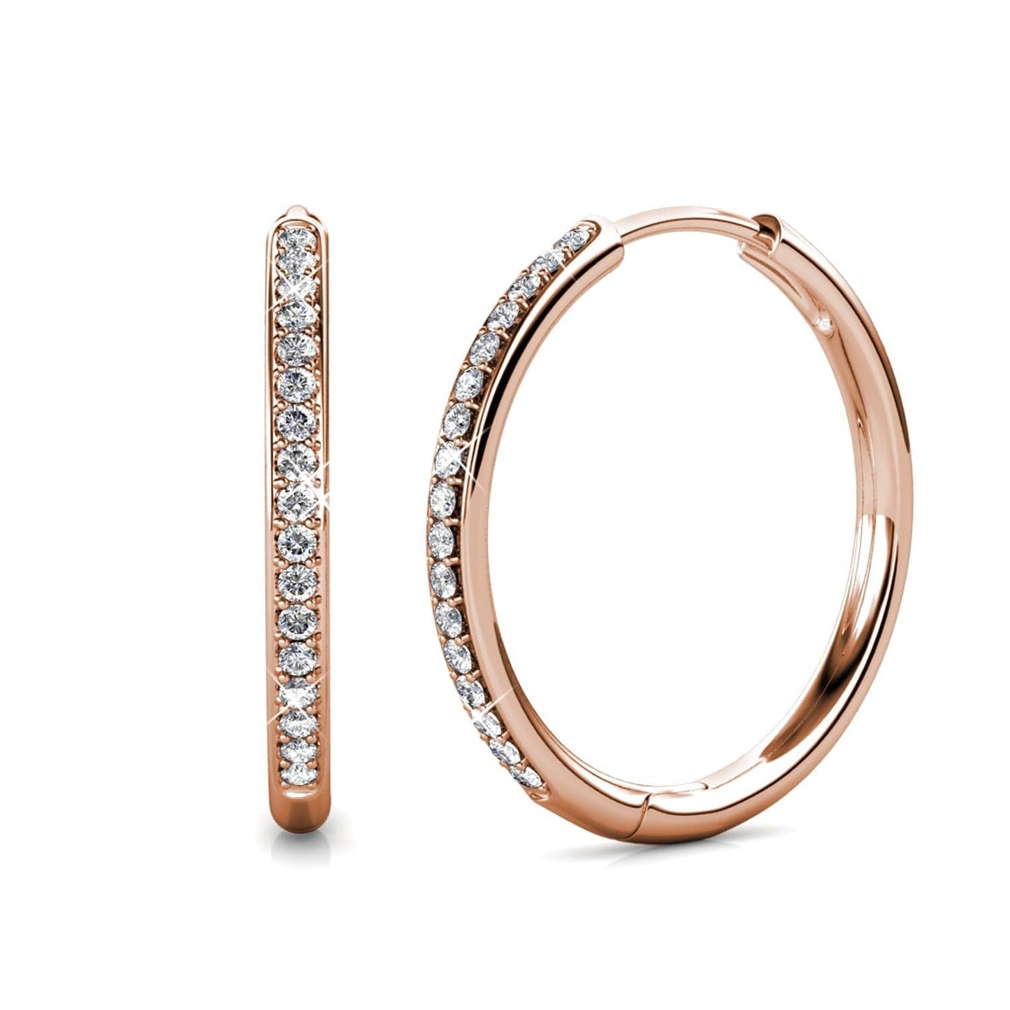 Sorel Pavé Earrings | Gold-tone