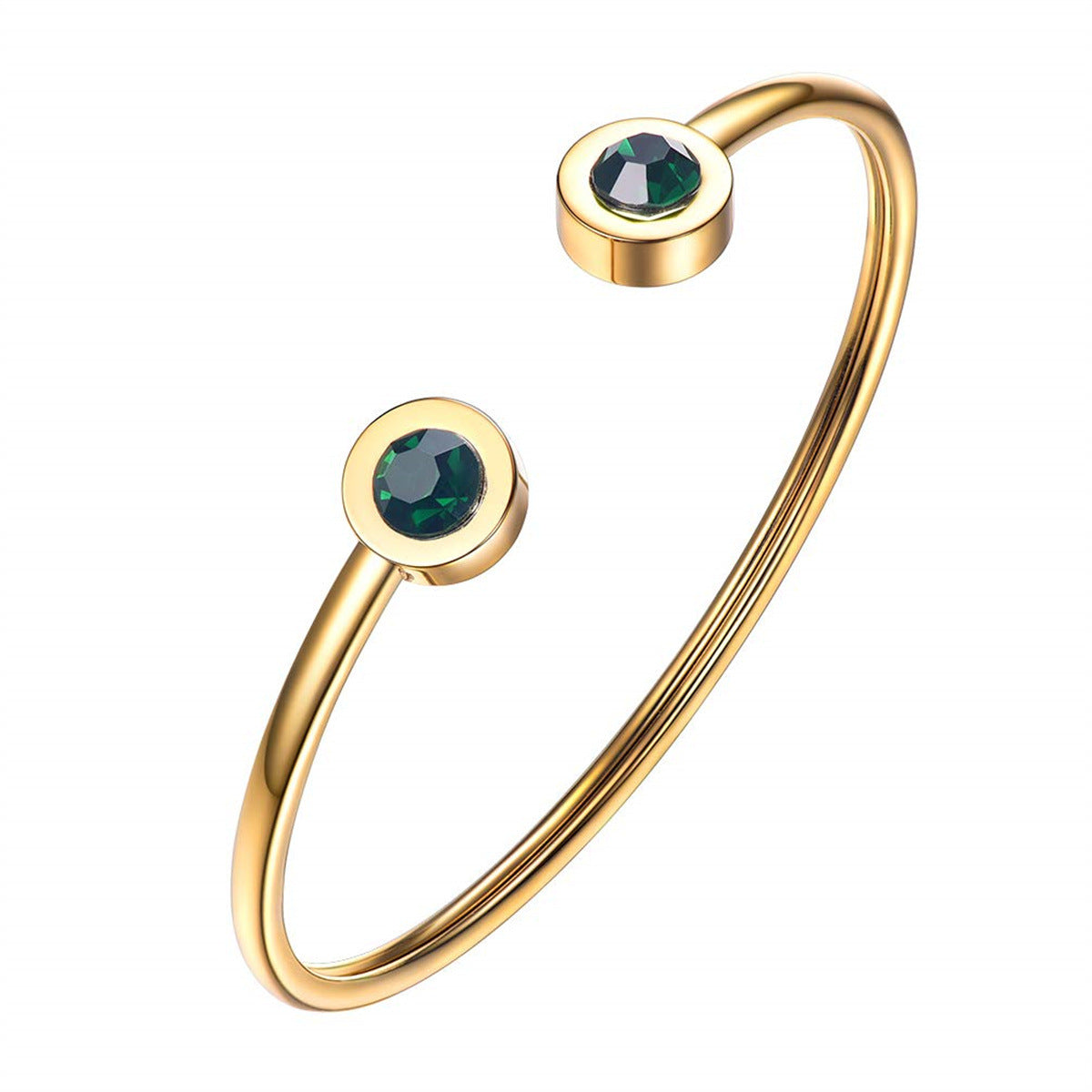 Verdant Cuff | Gold-tone