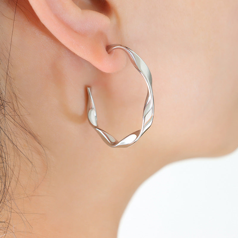 Iris Gold-tone Earrings