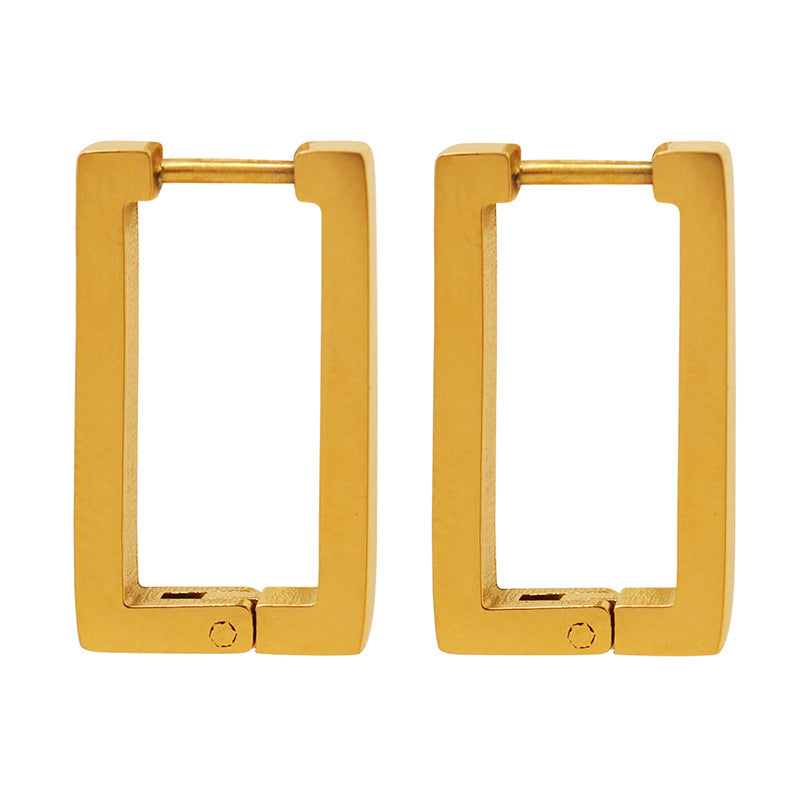 Terra Gold-tone Geometric Earrings