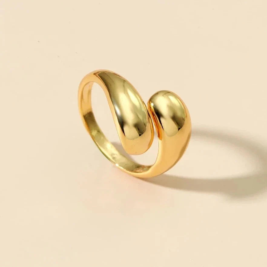 Gold-tone Cuff Ring