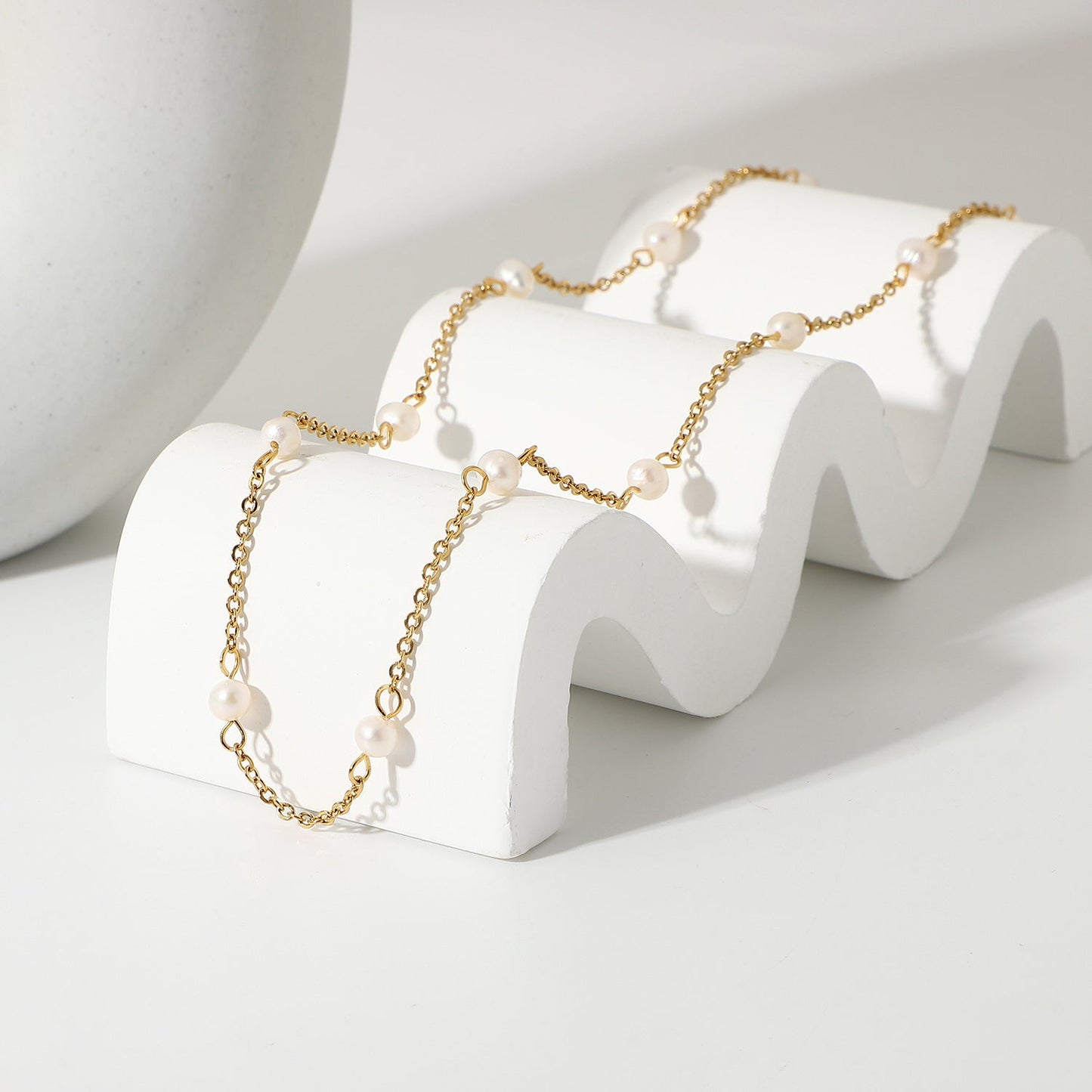 Isle Freshwater Bead Necklace