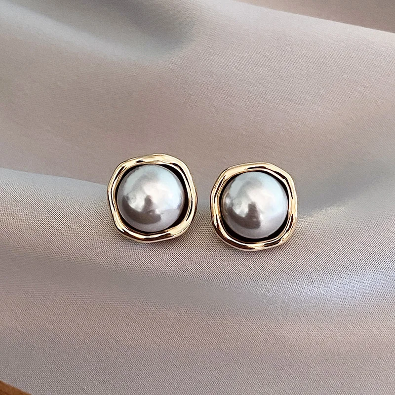 Elegant Black Bead Earrings