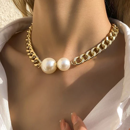 Elegant Double Bead Necklace
