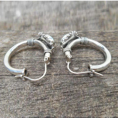 Vintage Blue-Green Earrings