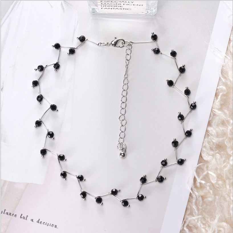 Talise Dark Gem Vine Necklace