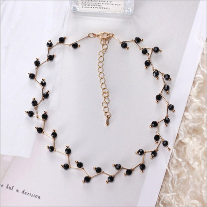 Talise Dark Gem Vine Necklace