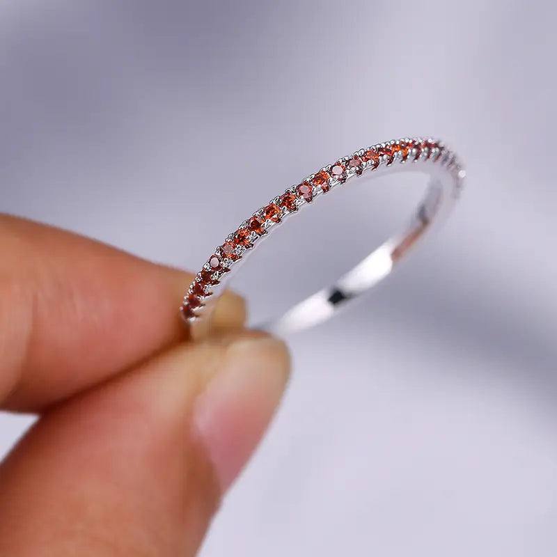 Soraya Rubelis Ring | White Gold-tone
