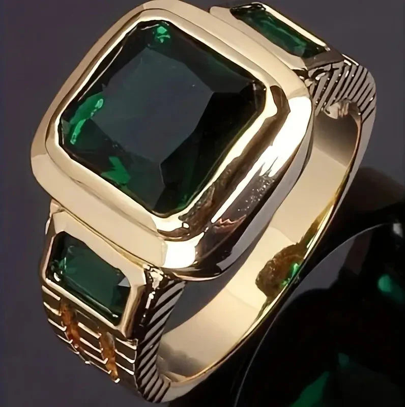 Emeric Valestone Ring | Gold-tone
