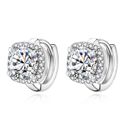 Nadine Square Earrings | Gold-tone