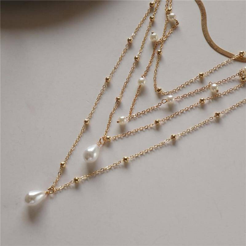 Amelie Layered Bead Necklace