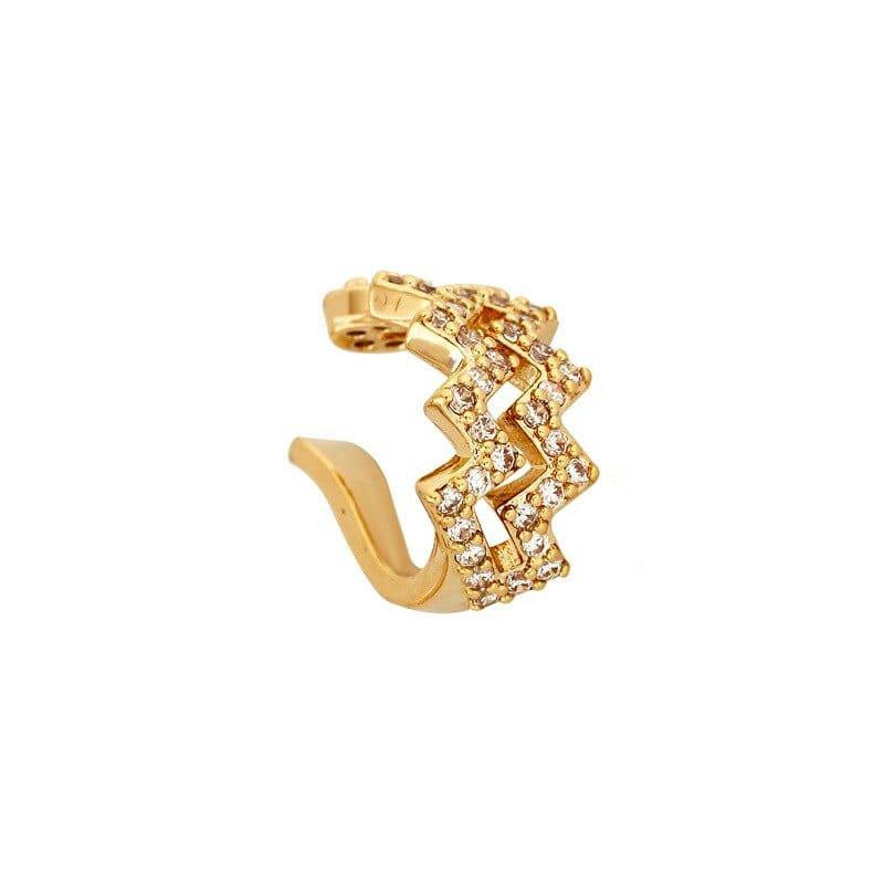 Jessie Zigzag Cuff Earrings