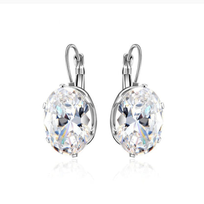 Ivy Oval Cut Earrings