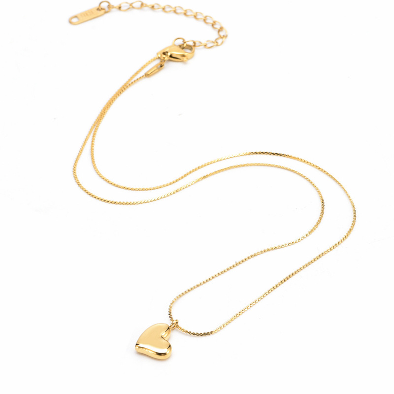 Dorothea Gold-tone Heart Necklace