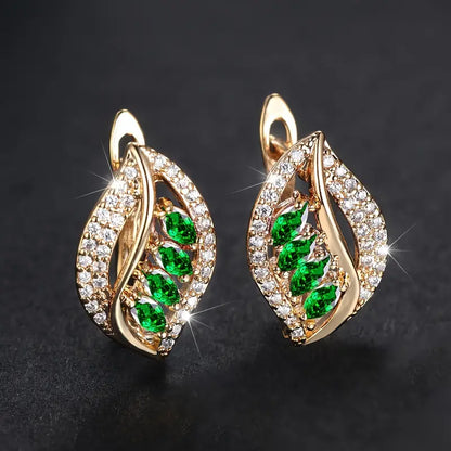 Isola Verdancia Earrings | Gold-tone