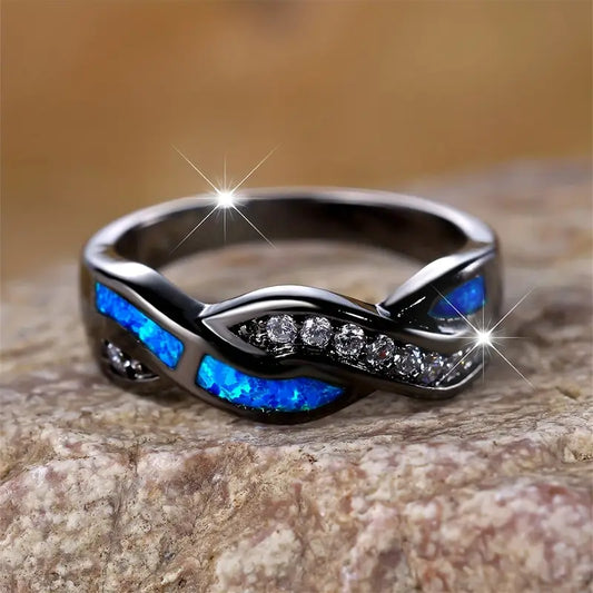 Thessia Lunebray Ring | White Gold-tone