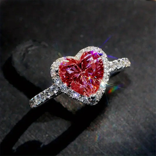 Delara Carmessia Ring | White Gold-tone