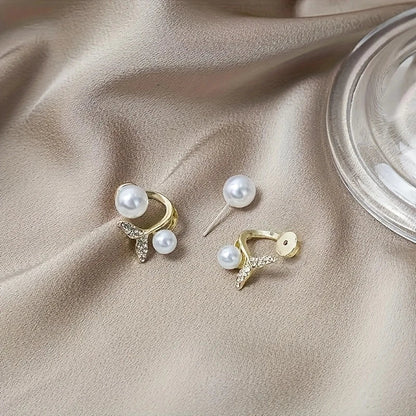 Elegant Mermaid Tail Bead Earrings