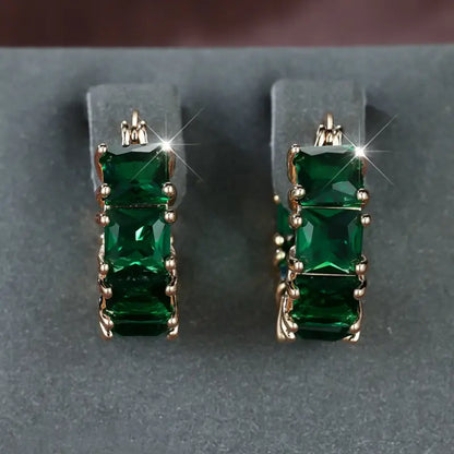 Rowena Emeris Earrings | Gold-tone
