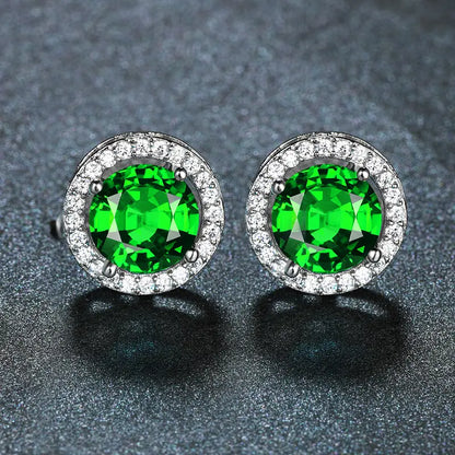 Lúcia Verdeal Earrings | White Gold-tone