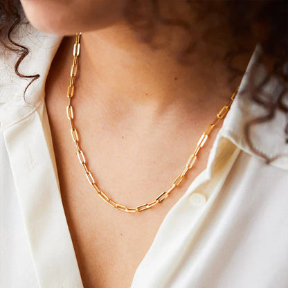 Archen Elegant Chain Necklace | Gold-tone