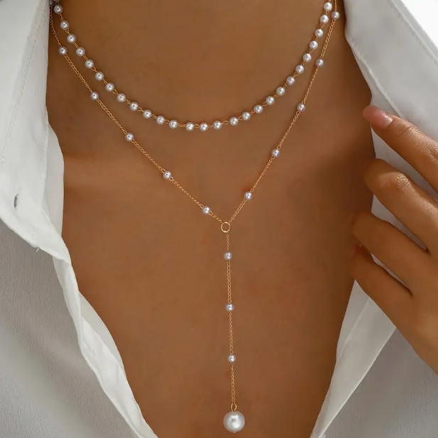 Elegant vintage freshwater Bead necklace
