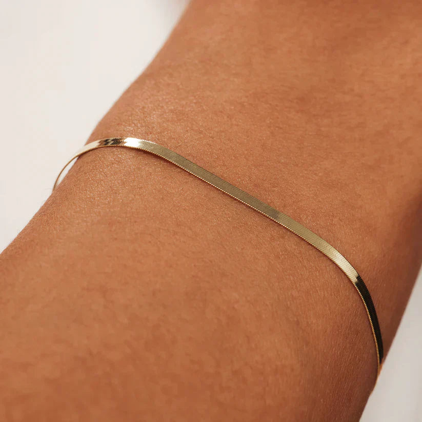 Soleil Serpent Bracelet | Gold-tone