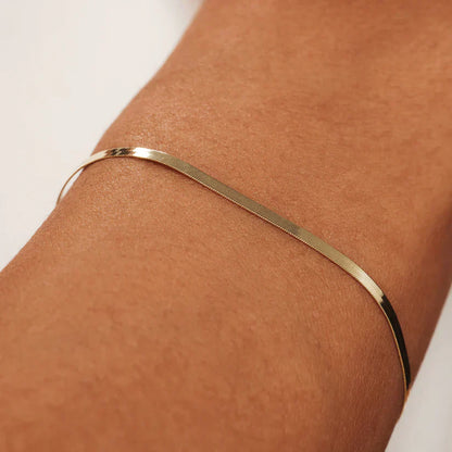 Soleil Serpent Bracelet | Gold-tone