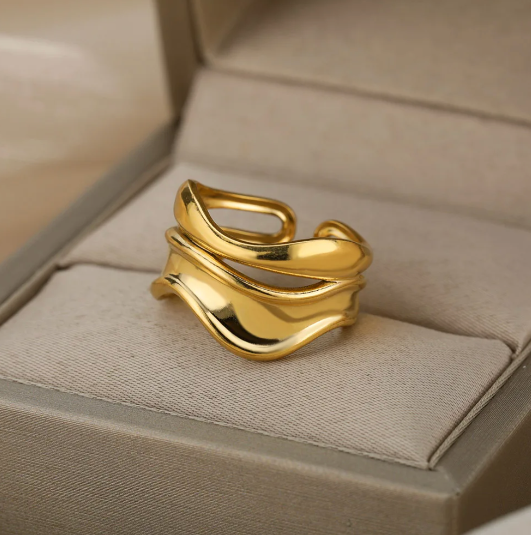 Gold-tone Imperial Ring