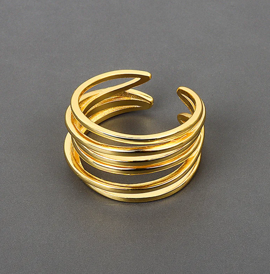 Gold-tone Forest Ring