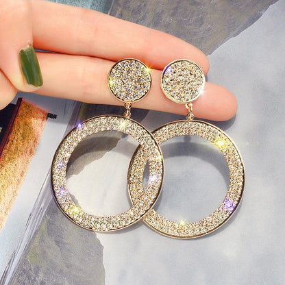 Gold-tone and Silver-Tone Cubic Zirconia Earrings