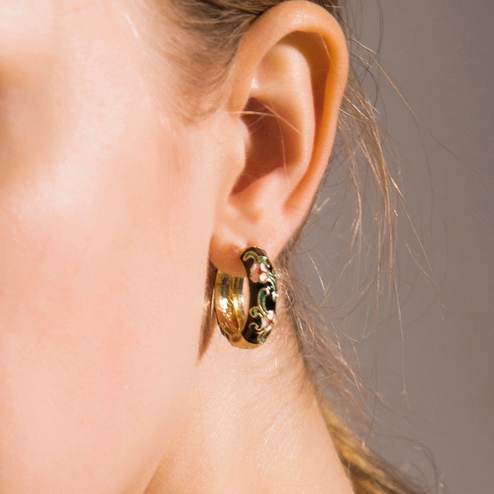Elegant Floral Earrings