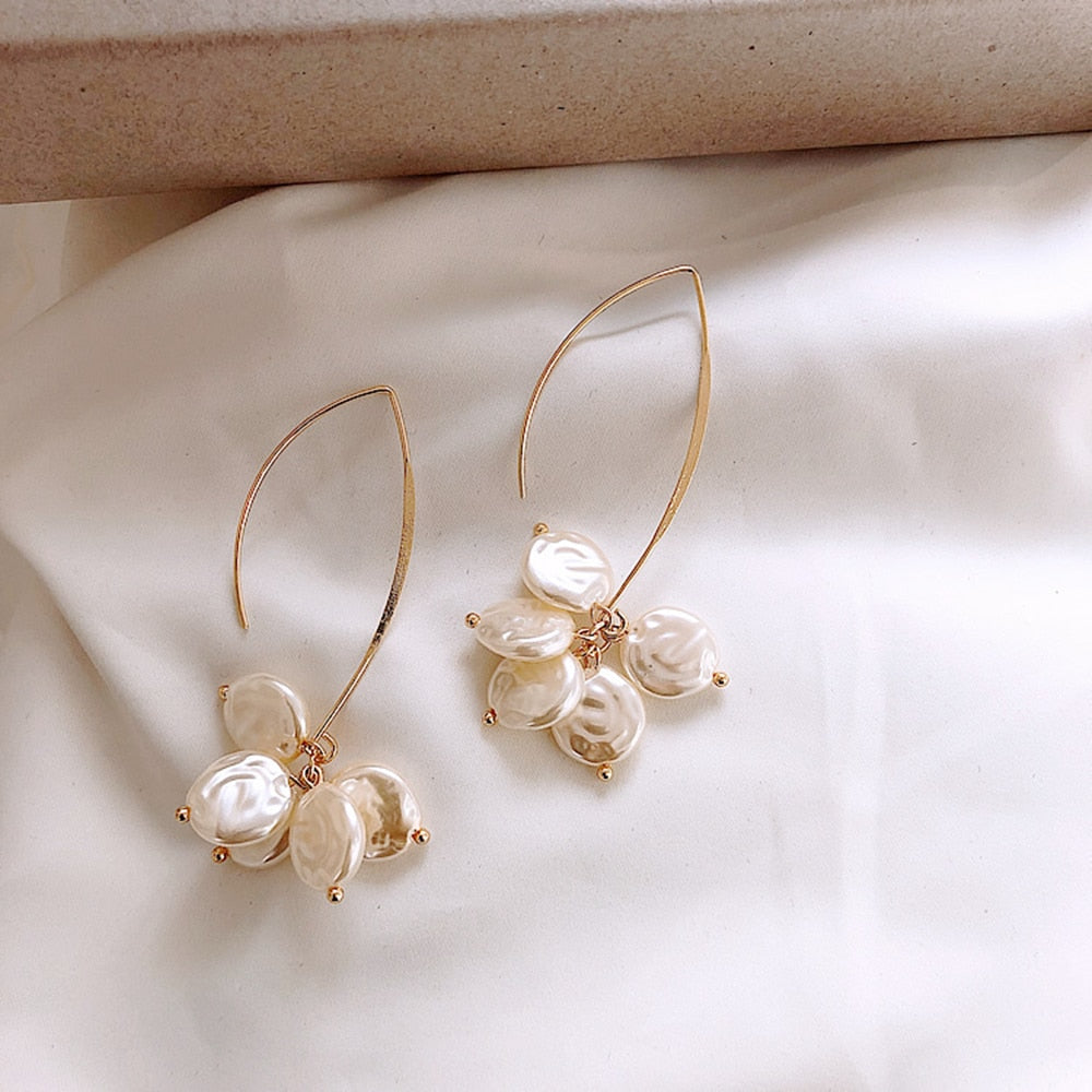 Elegant Bead and Crystal Earrings