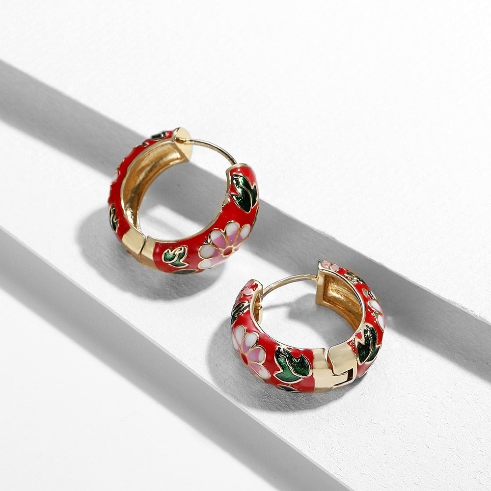 Elegant Floral Earrings