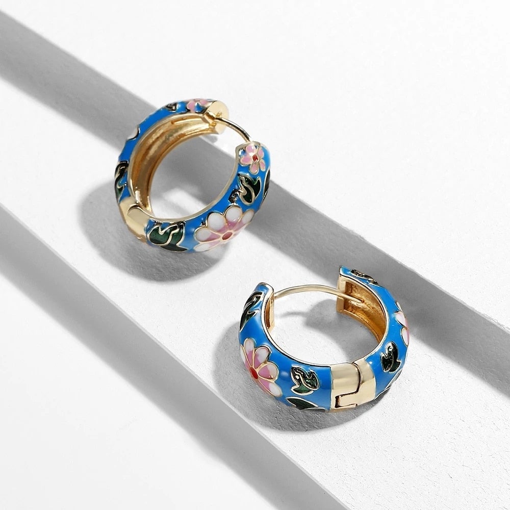 Elegant Floral Earrings