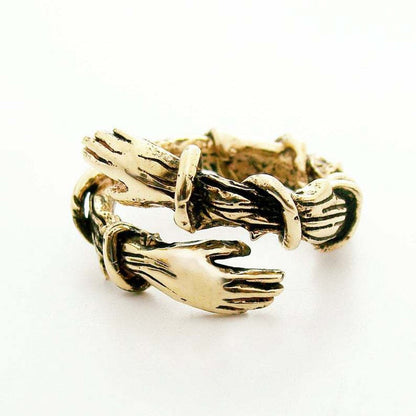 Silver-tone Hug Ring