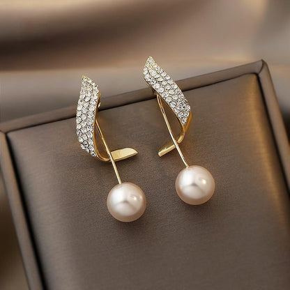 Gold-tone Bead Earrings
