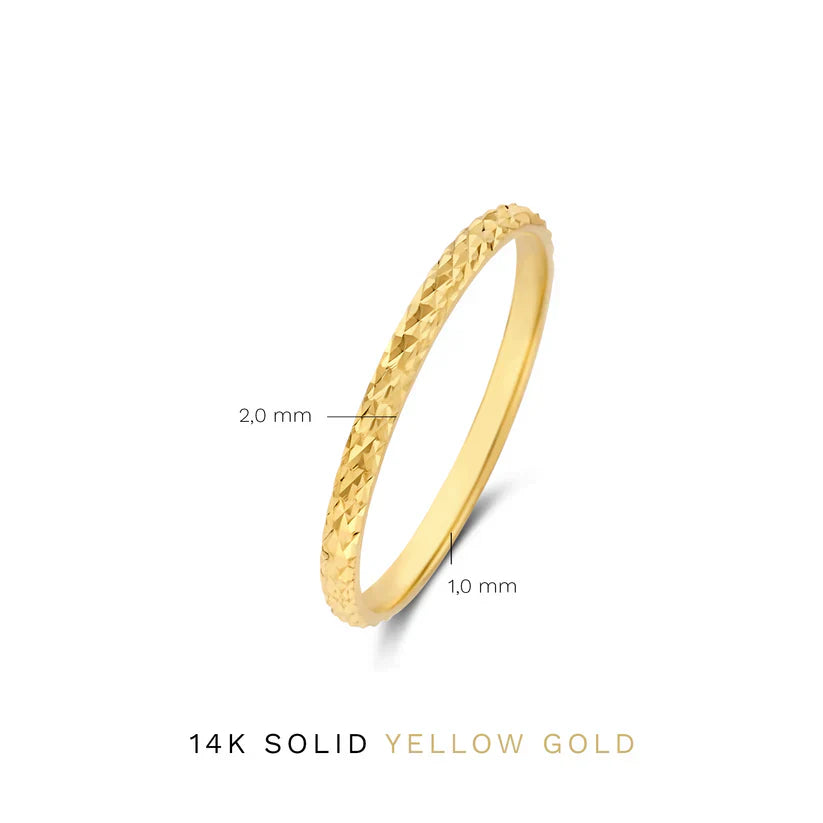 Ameline Trellis Ring | Gold-tone