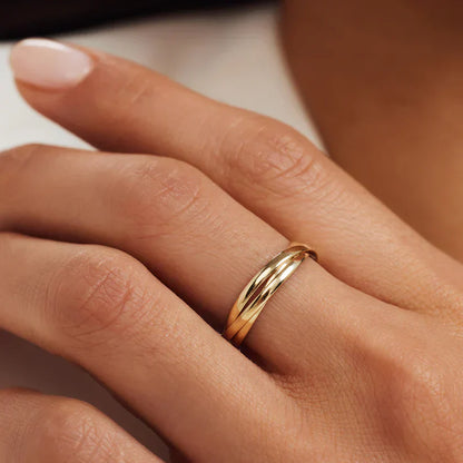 Léna Trielle Ring | Gold-tone