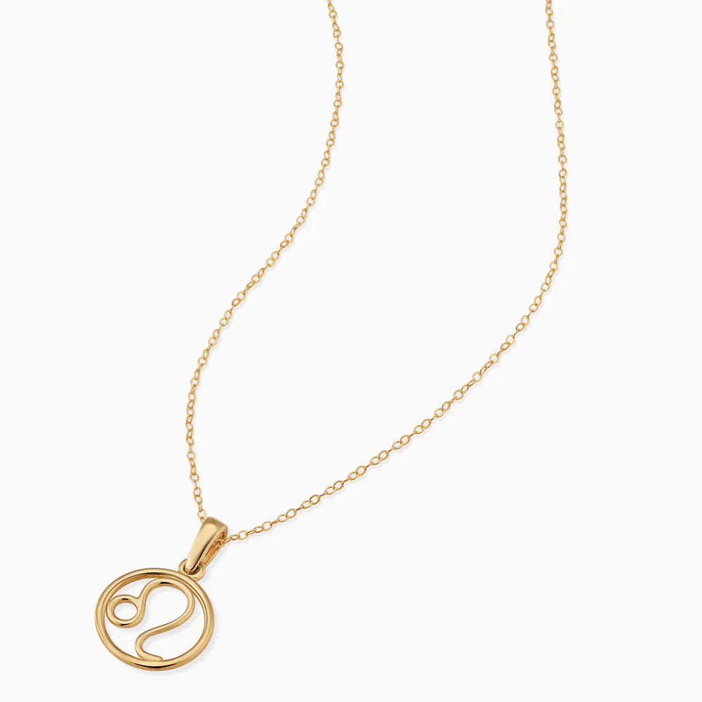 Zodiac Sign Necklace | Gold-tone