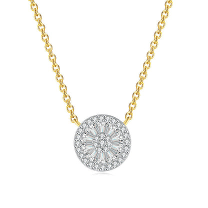 Anne-Marie Round Gold-tone Crystal Necklace