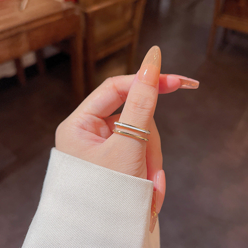 Olivia Gold-tone Geometric Ring