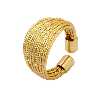 Vera Open Gold-tone Ring