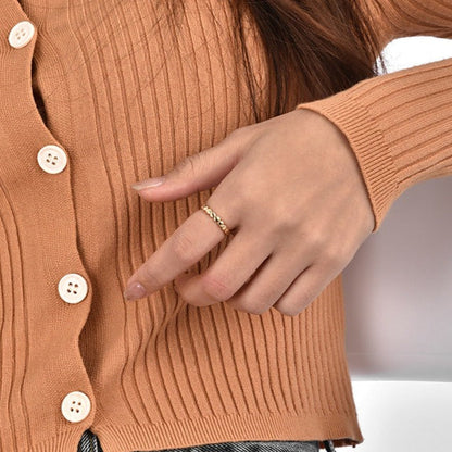 Orbit Echo Gold-tone Ring